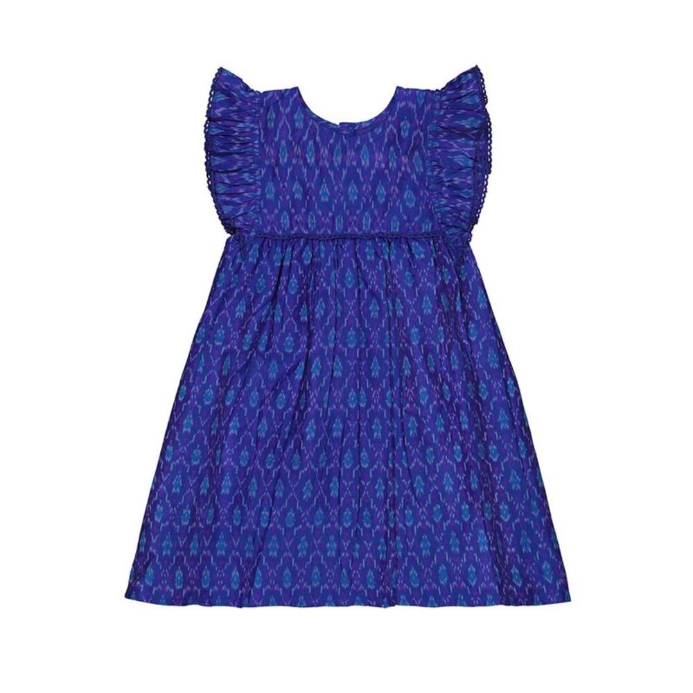Mer St. Barth Girls  Seraphina Dress, Blue
